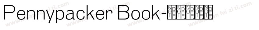 Pennypacker Book字体转换